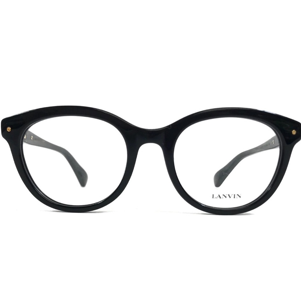 Lanvin Women's  Eyeglasses Frames VLN714 COL.0BLK Cat Eye Full Rim 49-20-140
